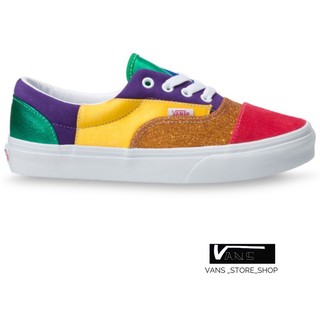 VANS ERA PRIDE PATCHWORK TRUE WHITE SNEAKERS สินค้ามีประกันแท้