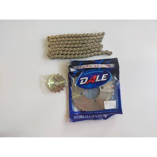ชุดโซ่ DALE พร้อมสเตอร์ หน้า-หลัง SMASH 420X-100L,14T/34T
