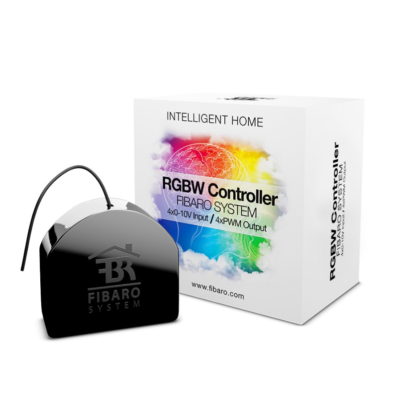 Fibaro RGBW Controller 2 อุปกรณ์สำหรับควบคุมไฟ RGB หรือ RGBW รองรับคลื่น Z Wave 921.4 MHz