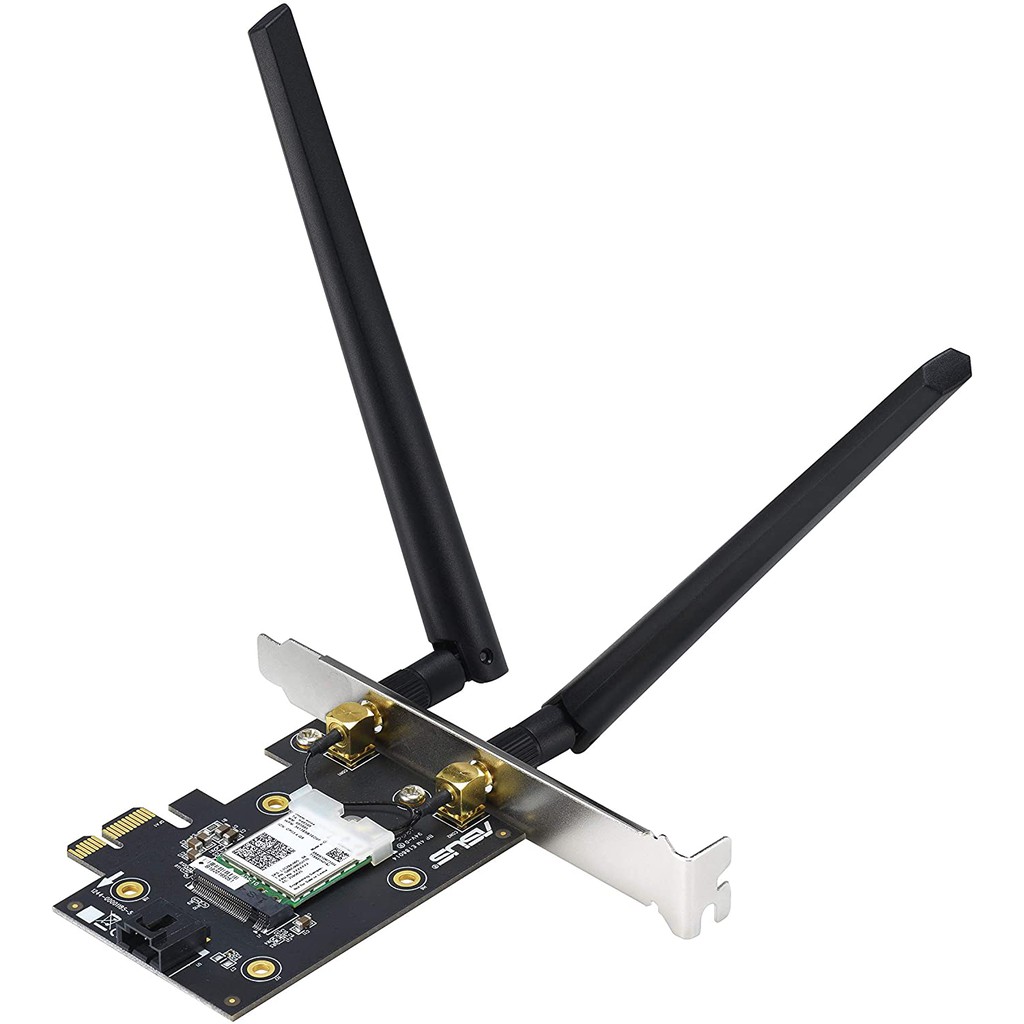 ((ไม่มีกล่อง)) ASUS (PCE-AX3000) WiFi 6 (802.11ax) Adapter with 2 External Antennas ,Bluetooth 5.0