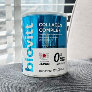 ✨biovitt Collagen Complex ไบโอวิต อาหารเสริมคอลลาเจน สำหรับ บำรุงกระดูก ข้อต่อ ผู้สูงอายุทานได้ ดีต่อกระดูก ( 120G)