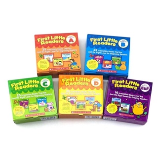 หนังสือฝึกอ่านภาษาอังกฤษสำหรับเด็ก Scholastic First Little Reader 5 Boxes Set