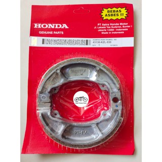 ผ้าเบรกหลัง (tromol) สําหรับ honda vario beat scoopy spacy megapro tiger (KZL)