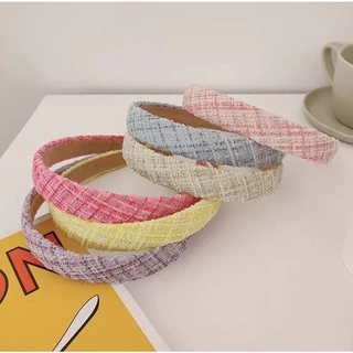 [สินค้าพร้อมส่งในไทย] ที่คาดผมเกาหลี สีลูกกวาดงานพาสเทล ขนาดกลาง เรียบๆ คาดไม่เจ็บหัว ราคาส่ง คุณภาพดี สินค้าแฟชั่นคุณภา