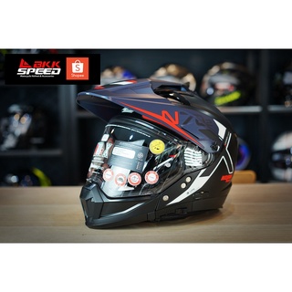 Nolan N70-2 X Bungee Tricolor Black ถอดคางได้ ทรง Adventure