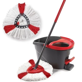 NARCIS เปลี่ยน Easy Clean Spin Mop สามเหลี่ยมไมโครไฟเบอร์สําหรับ O-Cedar/Vileda