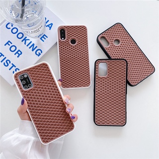 Van-s เคสโทรศัพท์มือถือยาง ลายวาฟเฟิล NFC หรูหรา สําหรับ Xiaomi 9T 9T PRO 10T 11T PRO 11 Lite Redmi 9A 9T Redmi Note 10 11S K30S K20 PRO Poco M2 M3 x3pro Poco X3 GT 5G M3 PRO