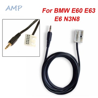 สายเคเบิ้ลอะแดปเตอร์เชื่อมต่อเสียงรถยนต์ AUX 12pin แบบเปลี่ยน สําหรับ BMW E60 E63 E6 N3N8