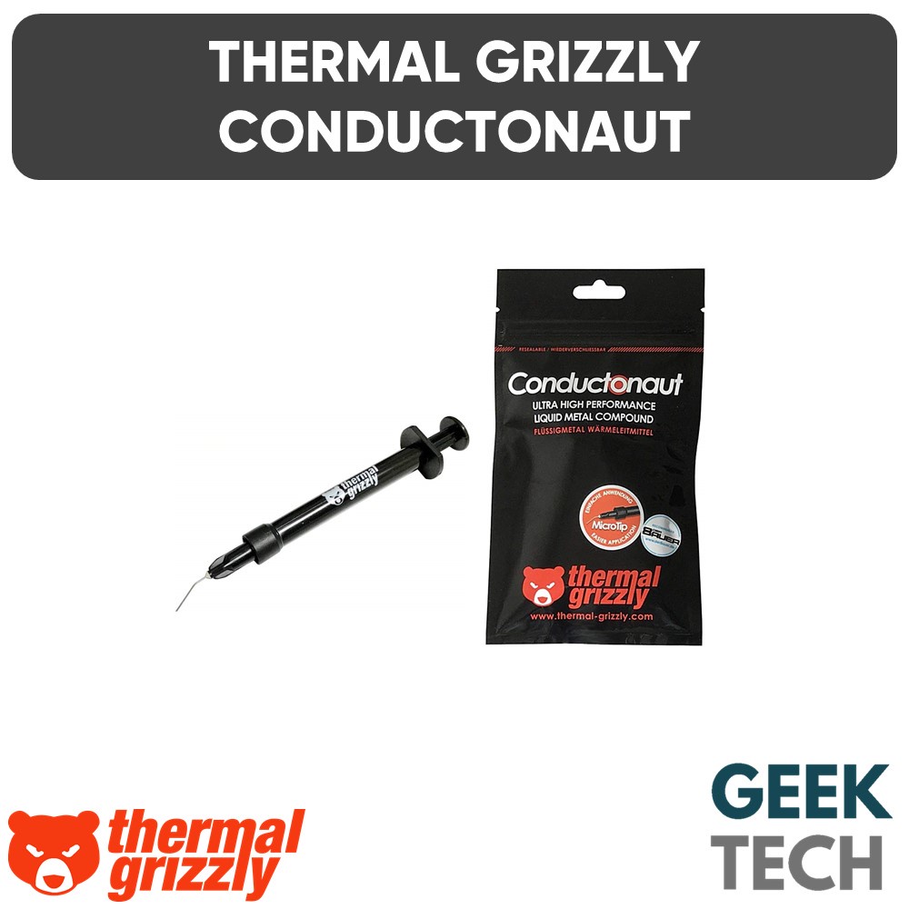 THERMAL GRIZZLY Conductonaut Liquid Metal Thermal Grease Paste - การนําไฟฟ้าความร้อนสูงเป็นพิเศษ