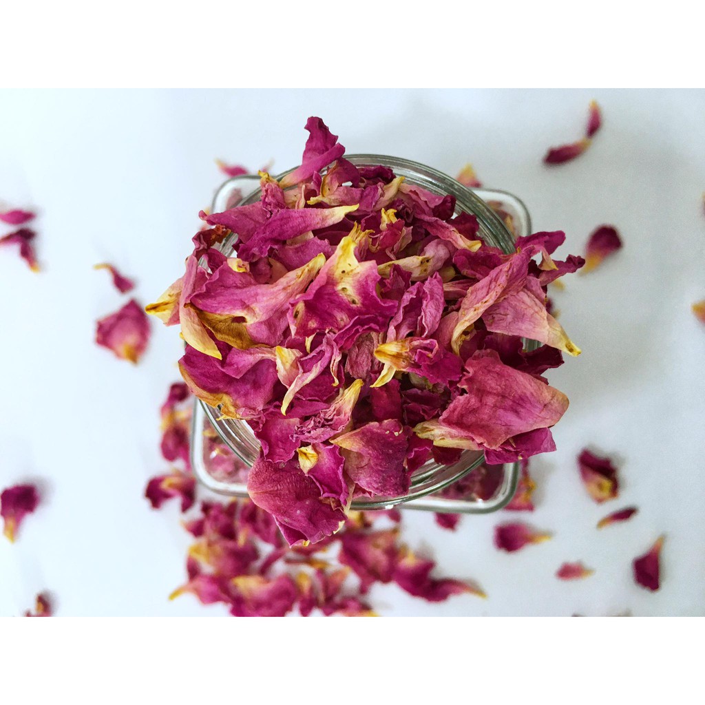 ชากุหลาบ ชากุหลาบมอญ10 -13g กลีบกุหลาบมอญอบแห้ง หอมละมุน ชากุหลาบพร้อมส่ง!!! 玫瑰花茶 Organic Dried rose petals