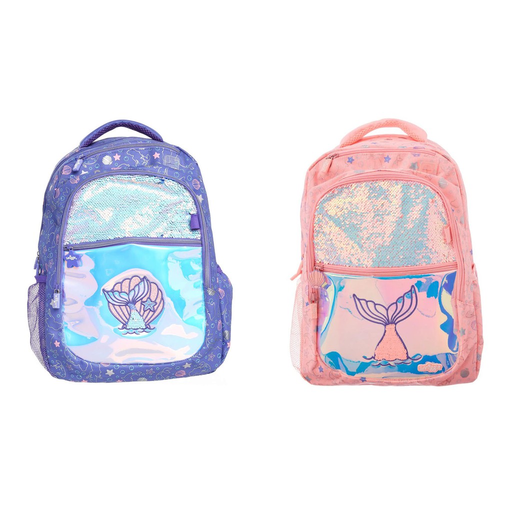 ✈Smiggle Backpack กระเป๋าสะพายหลัง กระเป๋านักเรียน ขนาด 16 นิ้ว ของแท้ มีหลายแบบ smiggle 💖จาก AUD