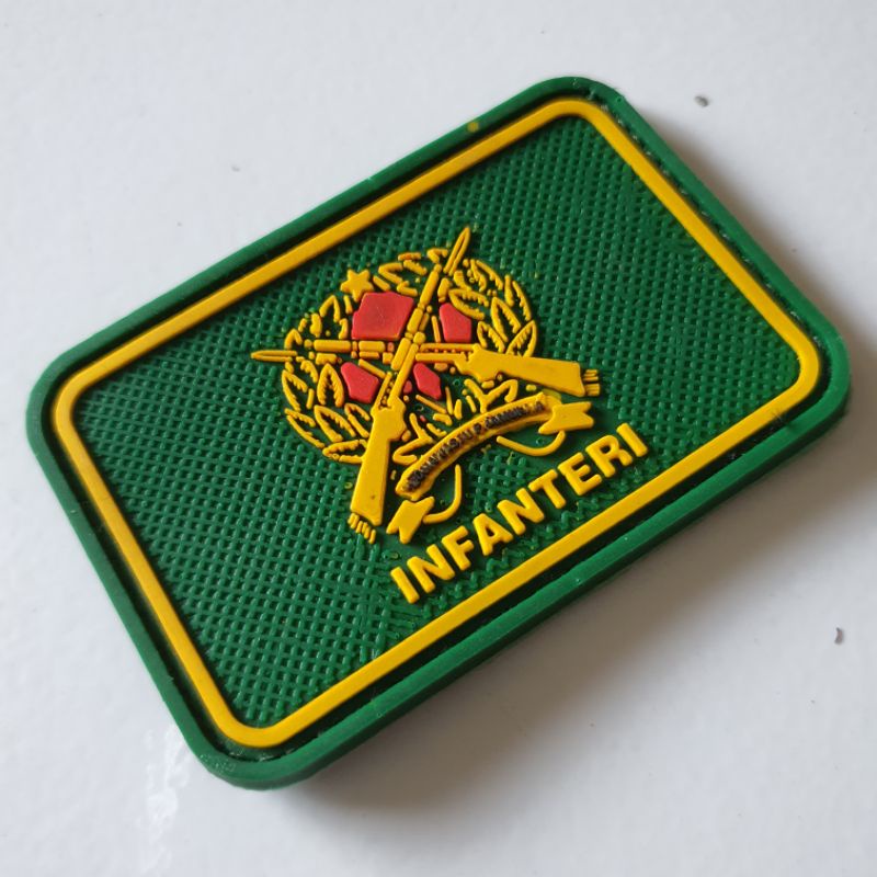 TNI AD INFANTRY LOGO RUBBER PATCH/RUBBER EMBLEM PATCH