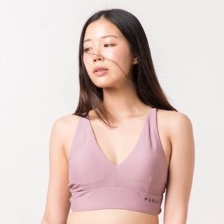 PURLI MAUVE 2-TONE TOP