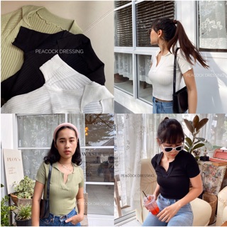 SILKY POLO เสื้อไหมพรมคอปก