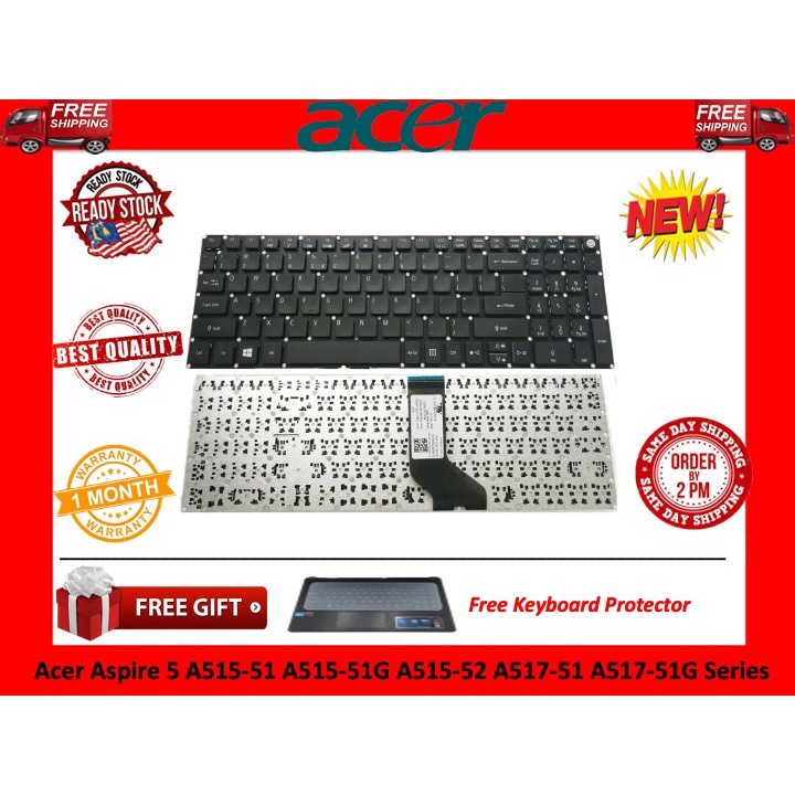 🎁 🎁Acer Aspire A315-53 A315-41g a315 21 A315-41 A515-41 A515-51 A515-52 Series แป้นพิมพ์แล็ปท็อป
