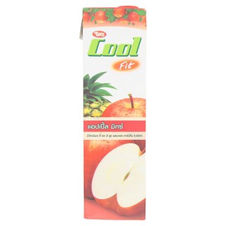 🔥ยอดนิยม!! ทิปโก้คูล ฟิต น้ำแอปเปิ้ลผสมน้ำสับปะรด 40% 1 ลิตร Tipco Cool Fit Apple Juice with Pineapple Juice 40% 1 Liter