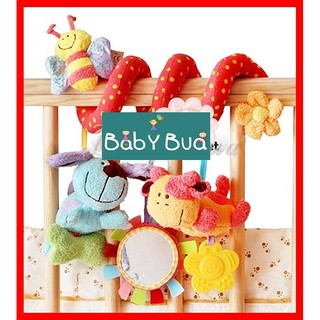 BabyBua ELC โมบายพันเตียง พันรถเข็น พันคาร์ซีท SALE ผึ้งน้อยและผองเพื่อน โมบายเกลียว ของเล่นเสริมพัฒนาการ พร้อมส่ง