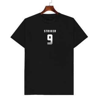 เสื้อยืดสีดำ STRIKER คอกลม มีเก็บปลายทาง