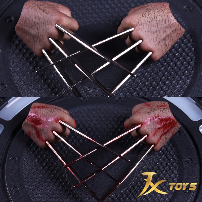 Jxtoys โมเดลกรงเล็บหมาป่า 1/6 เหล็กรองรับร่างกาย HT ปกติ เลือด สําหรับชกมวย