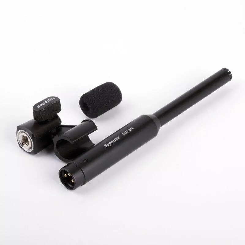 SUPERLUX MIC ECM 999 RTA ไมค์ ออดิโออินเตอร์เฟส วัดคลื่นความถี่ ซาวด์การ์ด