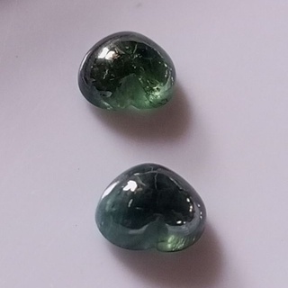 #6.25ct. #พลอยเขียวส่องบางกะจะ #Natural Green Sapphire #9×7มิล