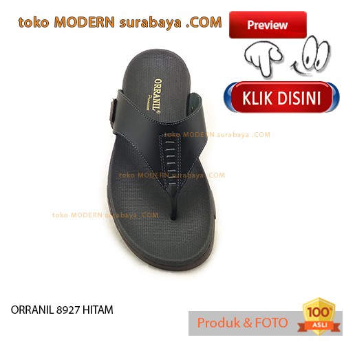 ORRANIL 8927 BLACK รองเท้าแตะลําลองผู้ชาย