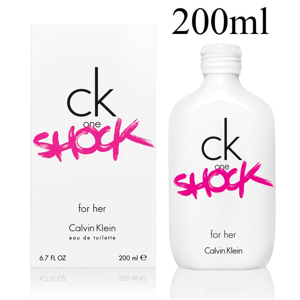CK ONE SHOCK FOR HER EDT 200ml
