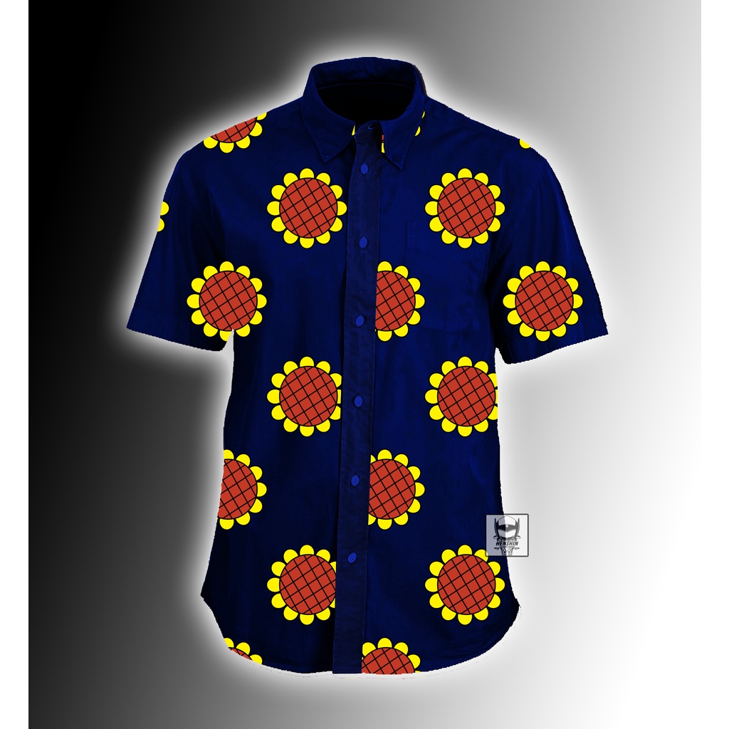 KEMEJA MONKEY SHIRT D LUFFY ARC DESTROSA ONE PIECE