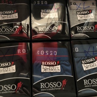 กางเกงในRosso กางเกงในชาย ขาเว้า ขอบเทปและขอบยางหุ้ม