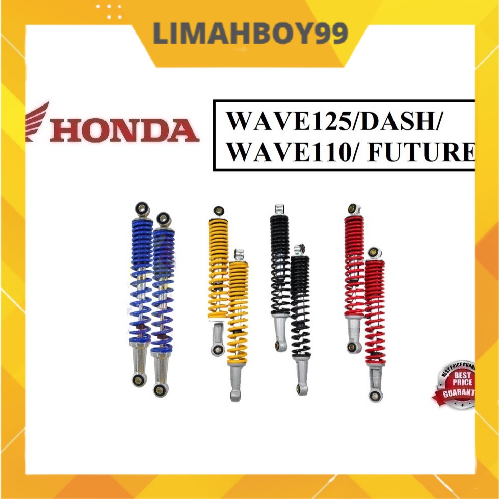 MONOSHOCK MONO SHOCK WAVE125 / WAVE110 / DASH / FUTURE ABSORBER 335MM BELAKANG SET REAR WAVE 125 110