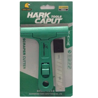 Hark Caput Tools มีด ขูดทำความสะอาดกระจก พร้อมใบมีด 10 ใบ#499