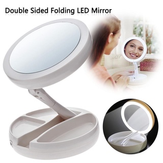 กระจกแต่งหน้า 360 องศา พร้อมไฟ LED My FoldAway Mirror รุ่น FoldAway-9Jun-J1