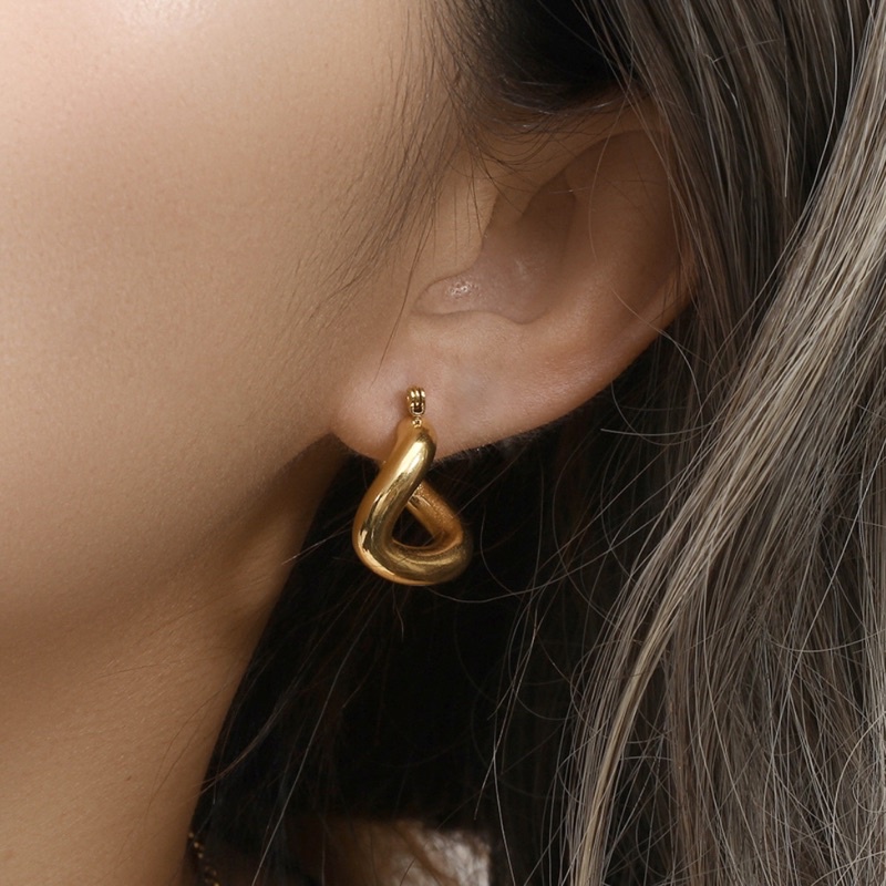 Meraki. Harper Earrings (stainless steel) ต่างหูสแตนเลส Nickel free, Waterproof