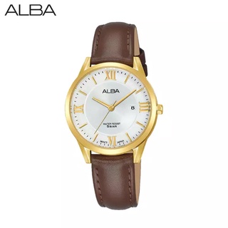 ALBA Quartz Ladies นาฬิกาข้อมือผู้หญิง สายหนัง รุ่น AH7R40X,AH7R40X1