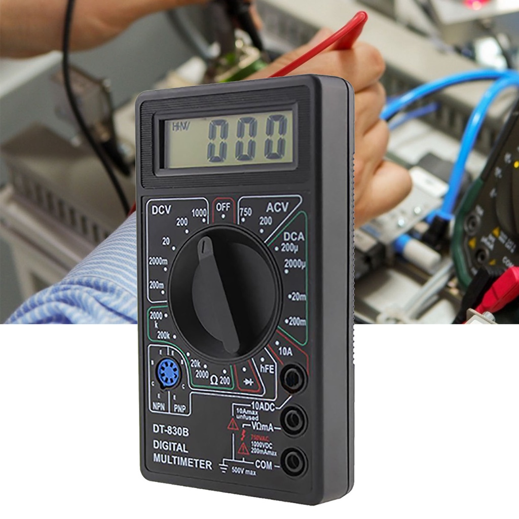 (ของแท ้ 🚚 ใหม ่ Good Model Multimeter Electric Meter Dt-830D ความแม ่ นยําสูง