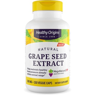 Healthy Origins MegaNatural-BP Grape Seed Extract 300 mg 150 Capsules