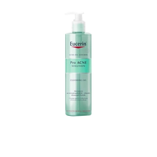 Eucerin Pro Acne Solution Cleansing Gel 400ml (ยูเซอริน เจลล้างหน้า ลดปัญหาสิว ลดผิวมัน บำรุงผิวหน้า)