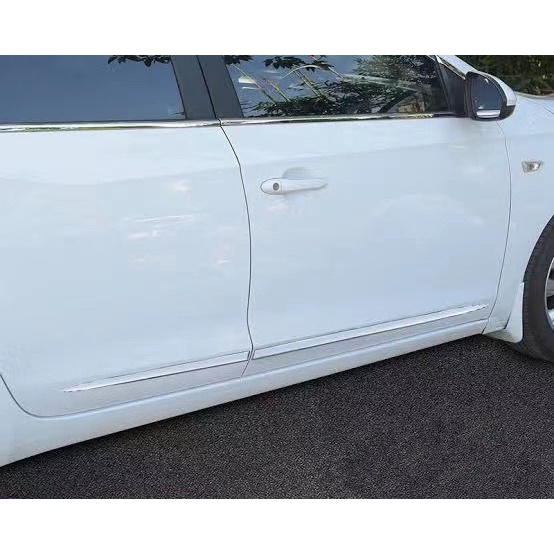 คิ้วแปะประตูรถ แปะได้ทุกรุ่น คิ้วกันกระแทกข้างประตู ชุด4ชิน มี3สีให้เลือก ขนาดตัวยาว96ซม ตัวสั้น60ซม - รูปที่ 4