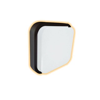 BEC รุ่น POLAR-SQ/B 12W/3000K สีดำ โคมติดผนัง LED (Warm white)