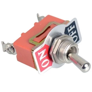 แคปครอบสวิทช์ไฟโยกเปิด/ปิด Heavy Duty SPST 2 Terminal สีส้ม 1 ชิ้น กันน้ำพร้อมส่งในไทย