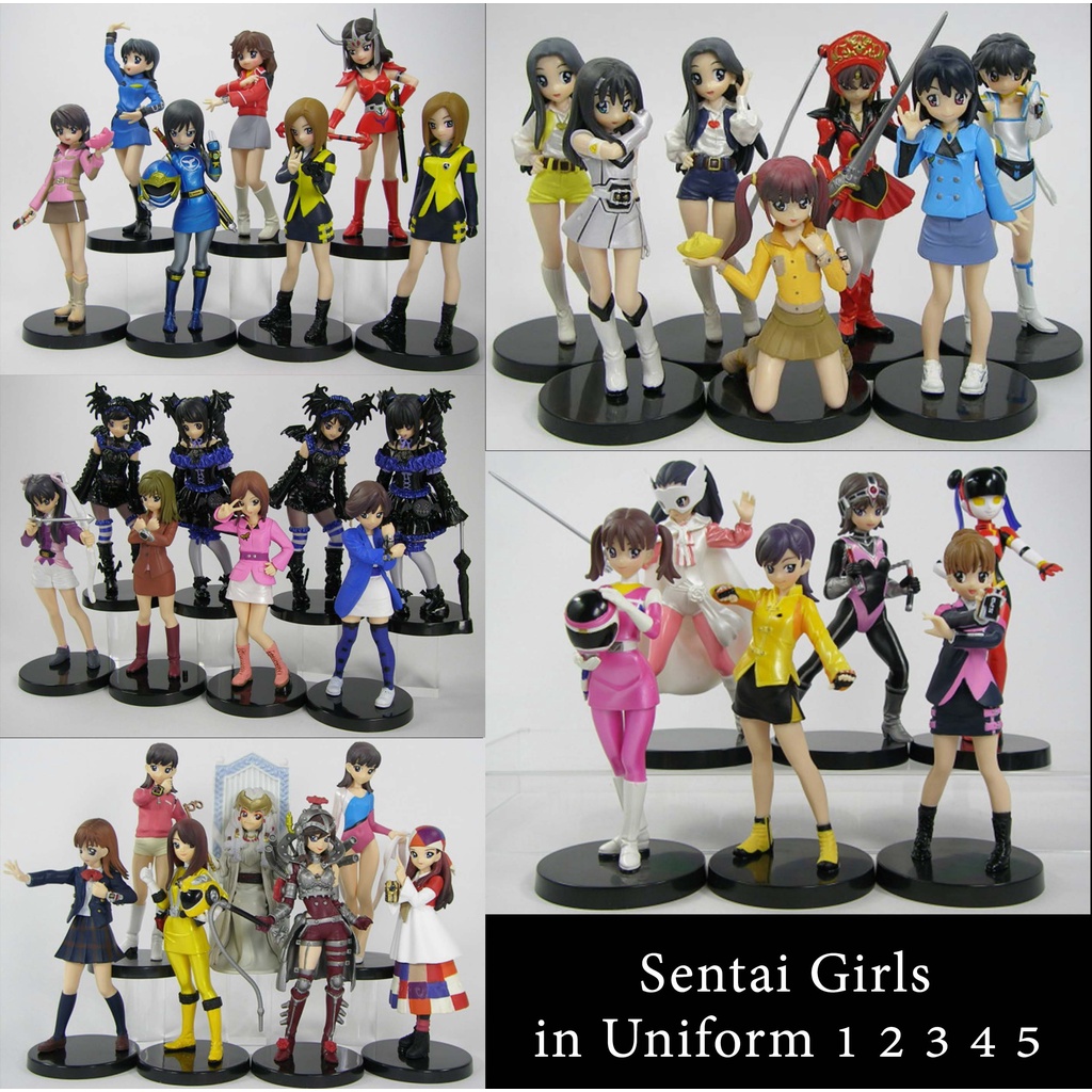 ขายแยก Girls in uniform Sentai โมเดล สินค้ามือ2สภาพตามรูป สาวเซนไต เซนไต Sentai Girl
