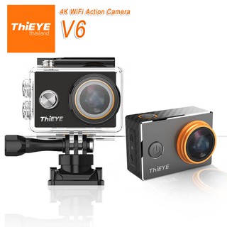 ThiEYE V6  (ฺBlack) 4K UHD Replaceable Filter