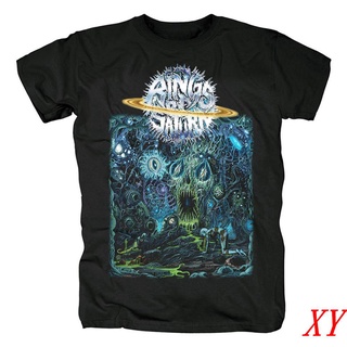 Xy เสื้อยืดแขนสั้น พิมพ์ลายวงแหวน Saturn Dingir อัลบั้ม Death Metal สําหรับผู้ชาย