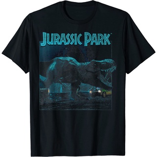 เสื้อยืด พิมพ์ลาย Jurassic Park T-Rex Roar Portrait