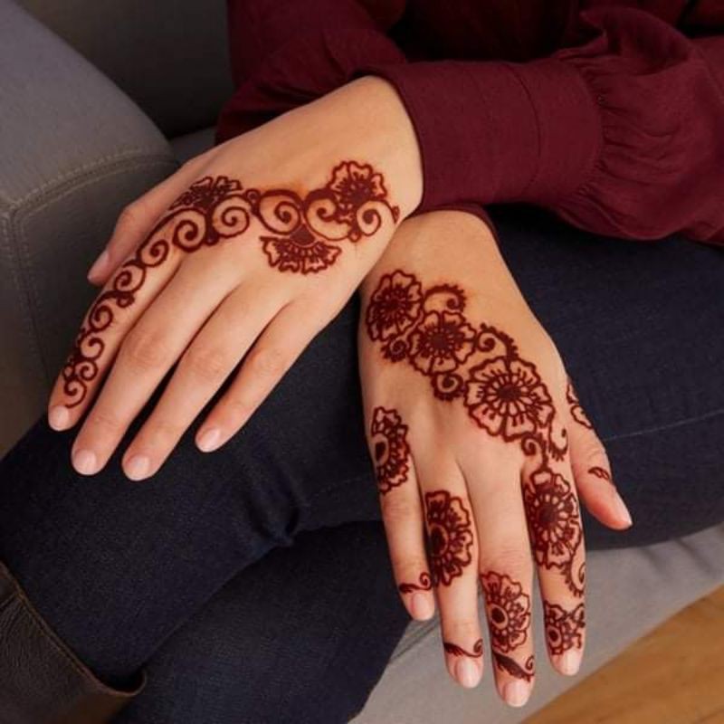 henna tattoo  เฮนน่าเพ้นท์ แบบหลอด