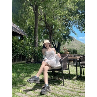 GS (พร้อมส่ง) มินิเดรชลายดอกผูกไหล่ / สายเดี่ยว ใส่สบาย ผ้านุ่ม มีซับใน มาแรงมาก🔥 สายคาเฟ่ต้องไม่พลาดด✨