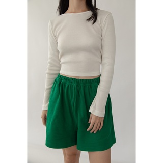 Shopatvelvet - Studio Now Levi Ribbed Top สีขาว