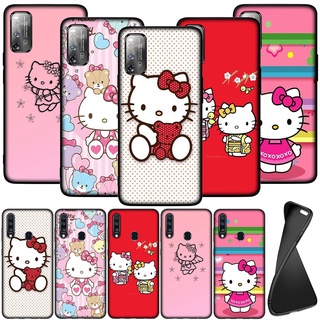 HELLO KITTY เคสโทรศัพท์ซิลิโคนลายการ์ตูนคิตตี้สําหรับ Samsung Galaxy A02S J2 J4 Core J5 J6 Plus J7 Prime J6 + A42