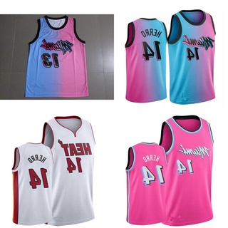 เสื้อกีฬาแขนสั้น ลายทีม NBA Jersey Heat No. 13 All-Sports Stars HKgdka13GKegbe82