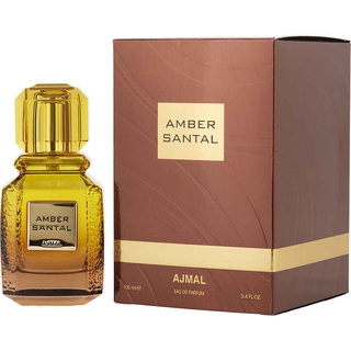 พรี Ajmal Amber Santal Eau De Parfum For Women and Men 100 ml. ( กล่องซีล )  .